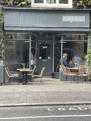 At the top of Queens Road, near Brighton Station.   at Cafe@62 in Brighton