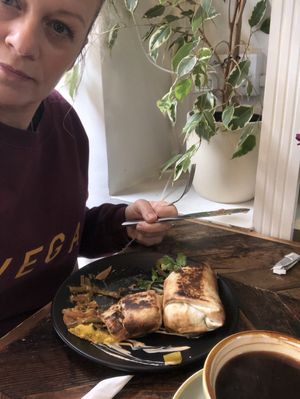Back again this time for the breakfast burrito 🌯 AMAZING 💚💚💚  at Cafe@62 in Brighton