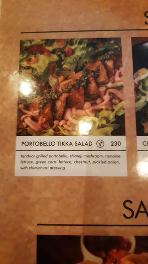 Salad at Bollywood in Phuket