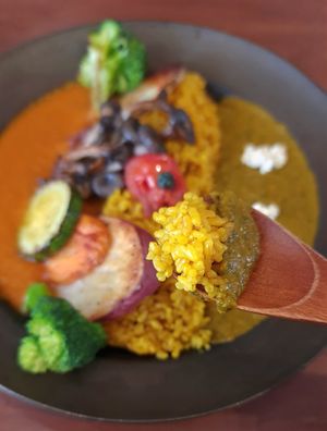 Curry at Santosha 산토샤 in Jeju