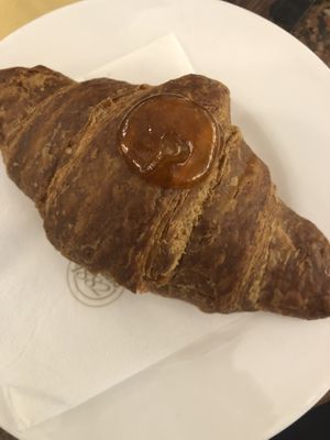 Apricot jam croissant   at Pasticceria Beatrice in Turin