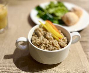 Appetizing porridge with spelt and mushrooms. Order in advance. at Anoush in Yerevan