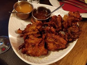 Onion Bhaji (4) at Royal India in Aachen