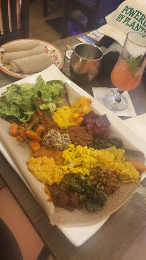 Veggie Platter at La Vegan in Toronto