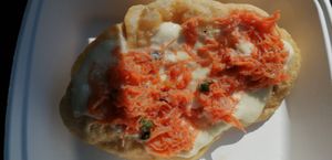 Langos at Hin & Veg in Ebersdorf Bei Coburg