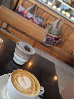 Nice coffee at île de païn in Knysna