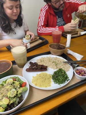 Prato do dia, feijoada    at Haya Falafel - Tatuapé in Sao Paulo