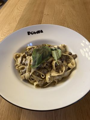 Tagliatelle al Tartufo e Funghi  at Pompa in Amsterdam