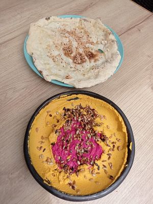 Hummus at Tulia in Medellin