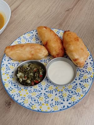 Carimañolas at Tulia in Medellin