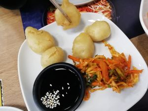 Tofu bites at Namu Korean Kitchen in Glasgow