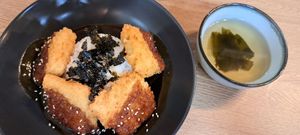 Tofu katsu at Namu Korean Kitchen in Glasgow