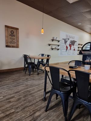 Interior 1 at Ristretto Coffee House in Prince George