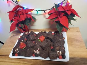 Vegan dessert tray  at Ristretto Coffee House in Prince George