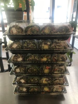 Assorted rolls and dips available for pick ups, catering   at Jules' Kitchen in Ipswich