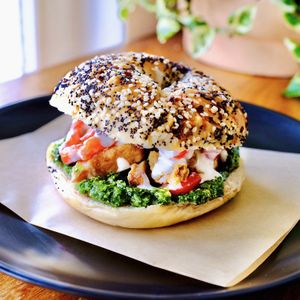 Bagel at Source Foods in Perth