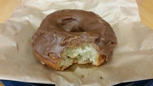 Vegan doughnut at Source Foods in Perth