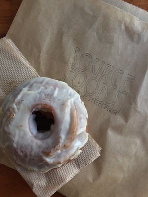 vegan cinnamon donut at Source Foods in Perth