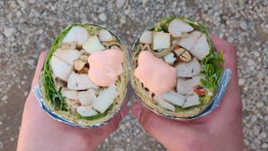 LIT, roasted chicken with spicy mayo at BRISK in Tbilisi