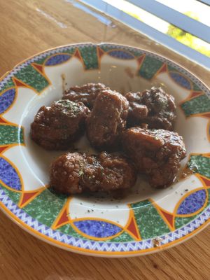 Mushroom Bites  at Sir Vegaani in Roanoke