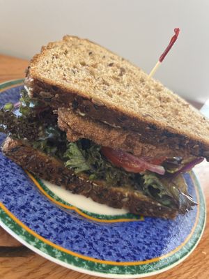 Fried Mushroom Sandwich   at Sir Vegaani in Roanoke