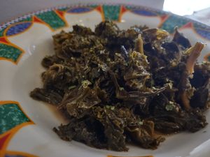 Luscious kale at Sir Vegaani in Roanoke