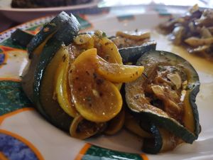 Summer squash and zucchini  at Sir Vegaani in Roanoke