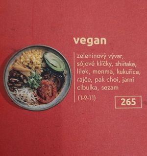 Vegan ramen at BON - Milady Horákové in Prague