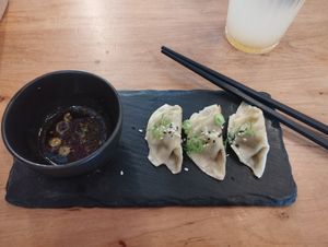 Veggie Gyoza at BON - Milady Horákové in Prague
