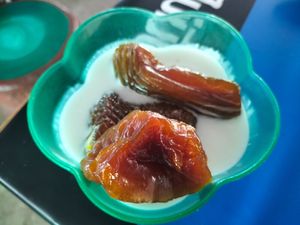 pumpkin dessert at Paa Tim ร้านอาหารเจป้าติ๋ม in Krabi