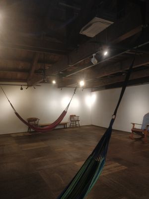 Rest area on the 2nd floor at Mayugura - 繭蔵 in Tokyo