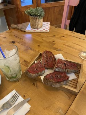 Pan con tomate  at El Trastero Cuina in Mallorca