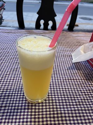 Pineapple shake, $1  at EASTanbul in Siem Reap