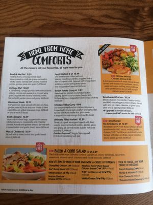 Menu page 3 at Brewers Fayre - Bristol Lewins Mead in Bristol