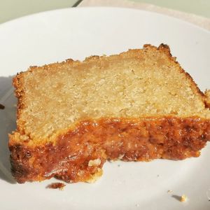 Bizcocho de manzana at Lasai Maitia in San Sebastian