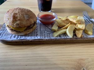 Hamburguesa Lasai  at Lasai Maitia in San Sebastian