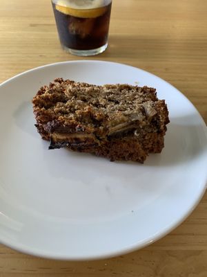 Banana bread vegano  at Lasai Maitia in San Sebastian