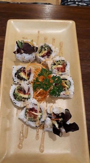 Veggie roll at I Luv Sushi CNX in Chiang Mai