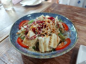 Tofu salad at I Luv Sushi CNX in Chiang Mai