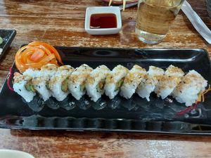 Veggie roll at I Luv Sushi CNX in Chiang Mai