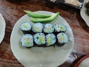 Avocado maki at I Luv Sushi CNX in Chiang Mai