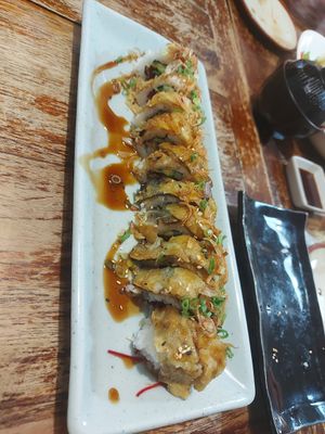 Eggplant Supreme roll at I Luv Sushi CNX in Chiang Mai