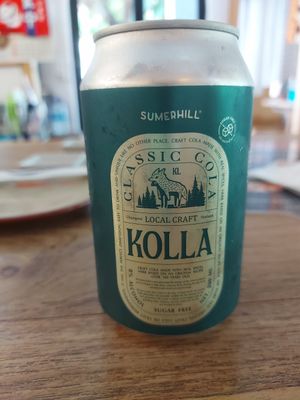 Local craft cola at I Luv Sushi CNX in Chiang Mai