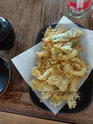 Veg tempura at I Luv Sushi CNX in Chiang Mai