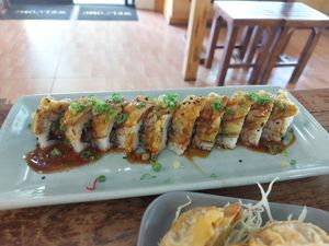 Eggplant Supreme roll at I Luv Sushi CNX in Chiang Mai