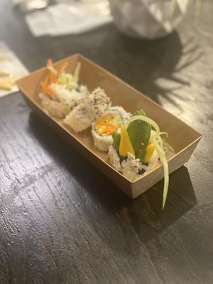 Vegan sushi roll!  at House of Vegano in St Petersburg