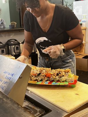   at House of Vegano in St Petersburg