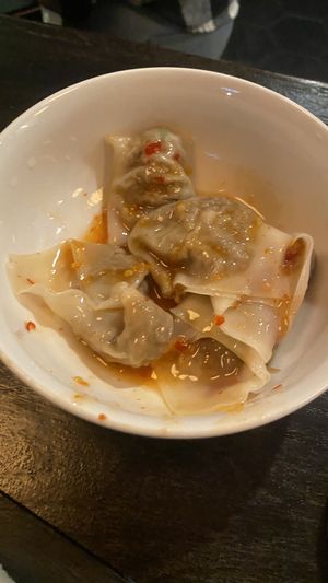 Hov dumplings  at House of Vegano in St Petersburg