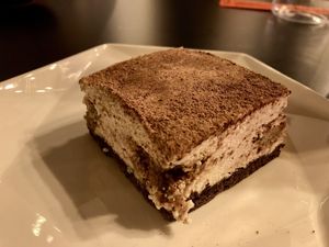 Tiramisu  at House of Vegano in St Petersburg