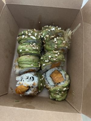 Winter roll   at House of Vegano in St Petersburg